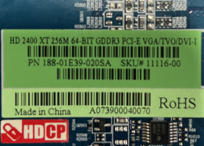 Carte graphique SAPPHIRE HD2400 PRO 256MB VGA DVI VIDEO - Accessoires informatique