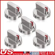 5 Gas Range Burner Knob Kit Samsung Stove Oven FX710BGS NX58F5500SS NX58F5300SS