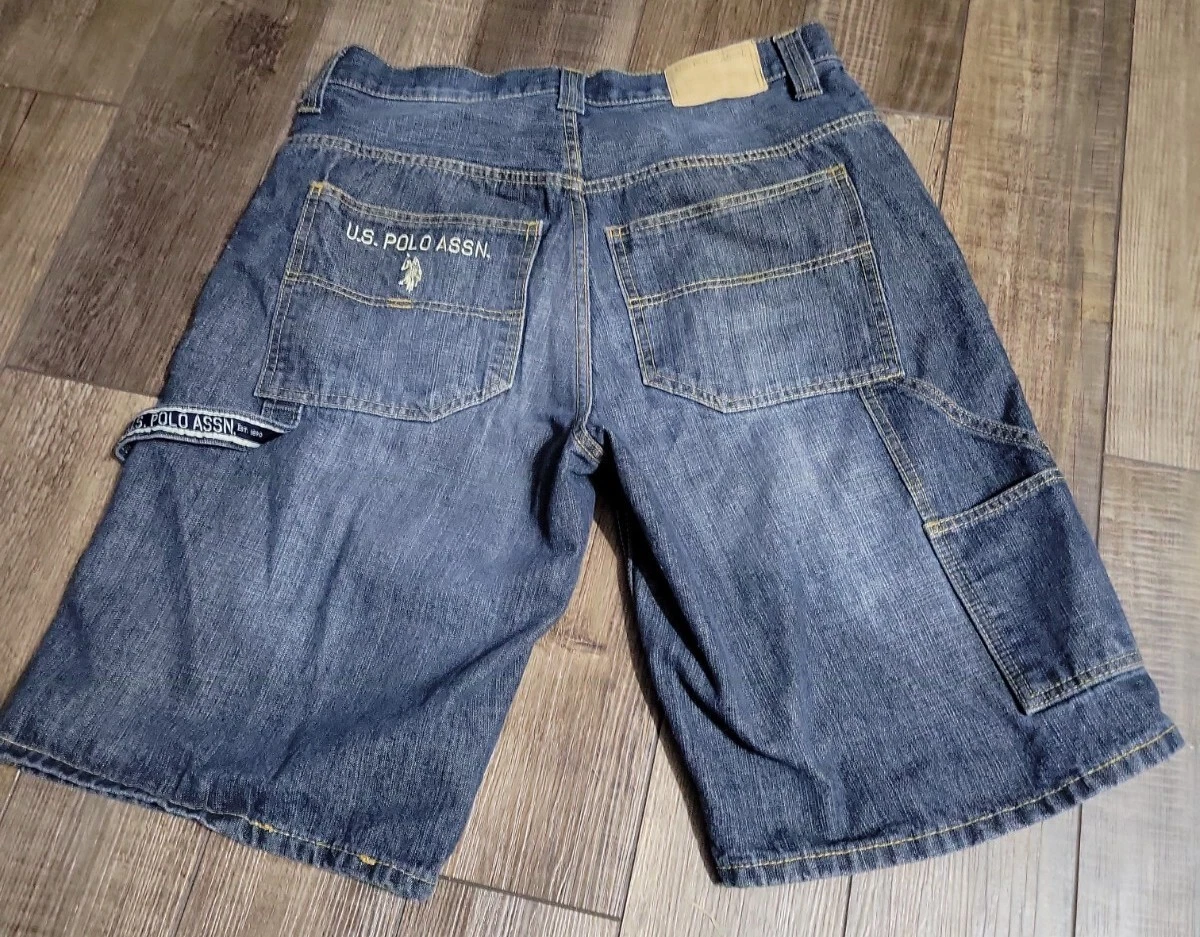 Louis Vuitton Denim Carpenter Shorts Blue Men's - US