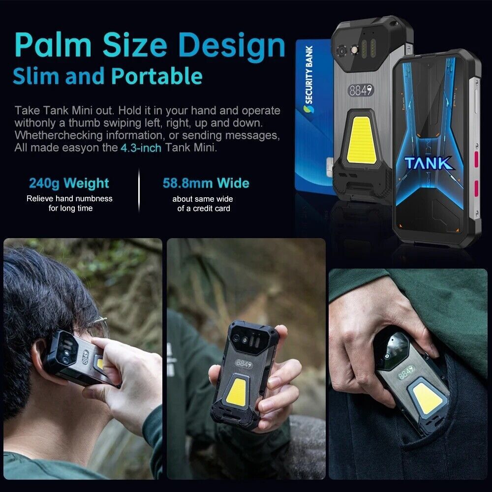 Unihertz/8849 Tank Mini Rugged Small Phone 4.3