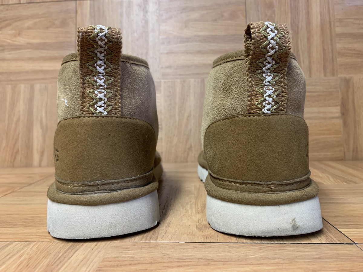 UGG Neumel Flex Chukka Boot Slip on Sheepskin Chestnut Brown Men\'s Sz 10 UGG Men main image 4