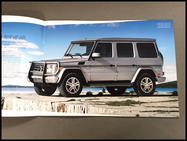 2014 Mercedes Benz G-Class G550 G63 AMG 24-page Car Sales Brochure