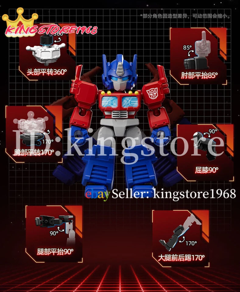 Transformers Blokees Action Figure Blind Box Optimus Prime Hidden 1 Or Set - Image 3 of 4