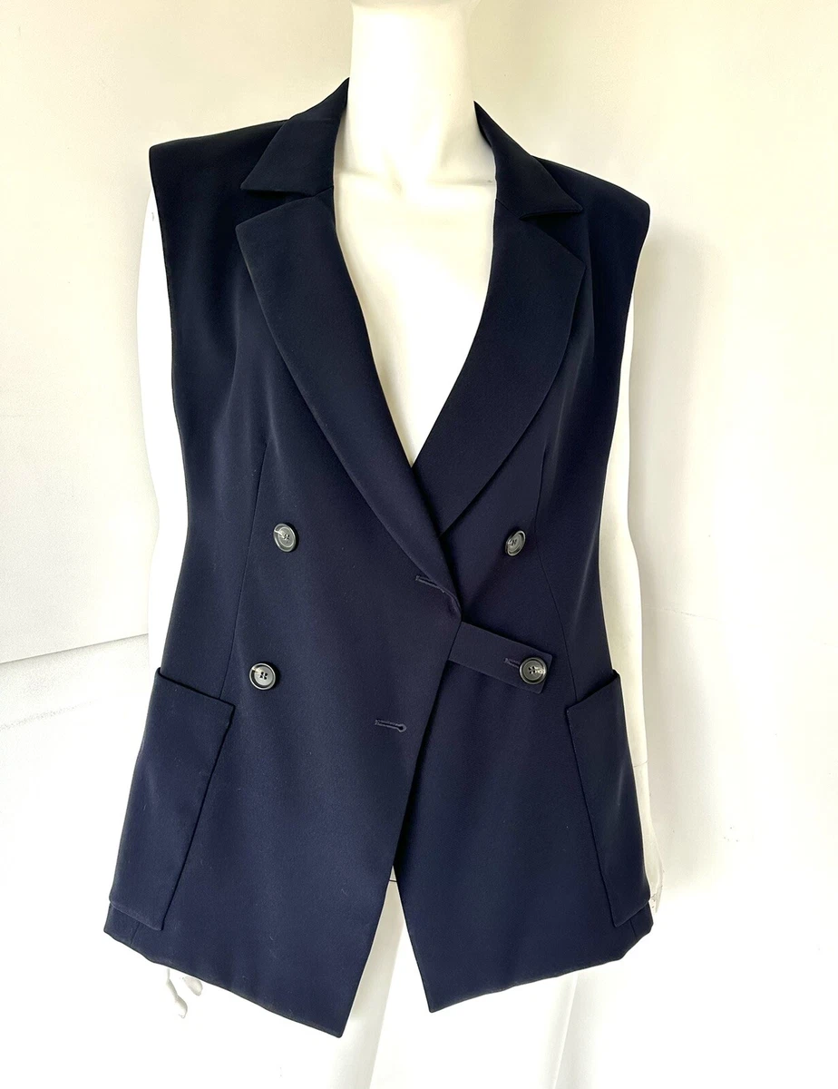 LOUIS VUITTON Women's Jacket/Coat in Blue Size: S