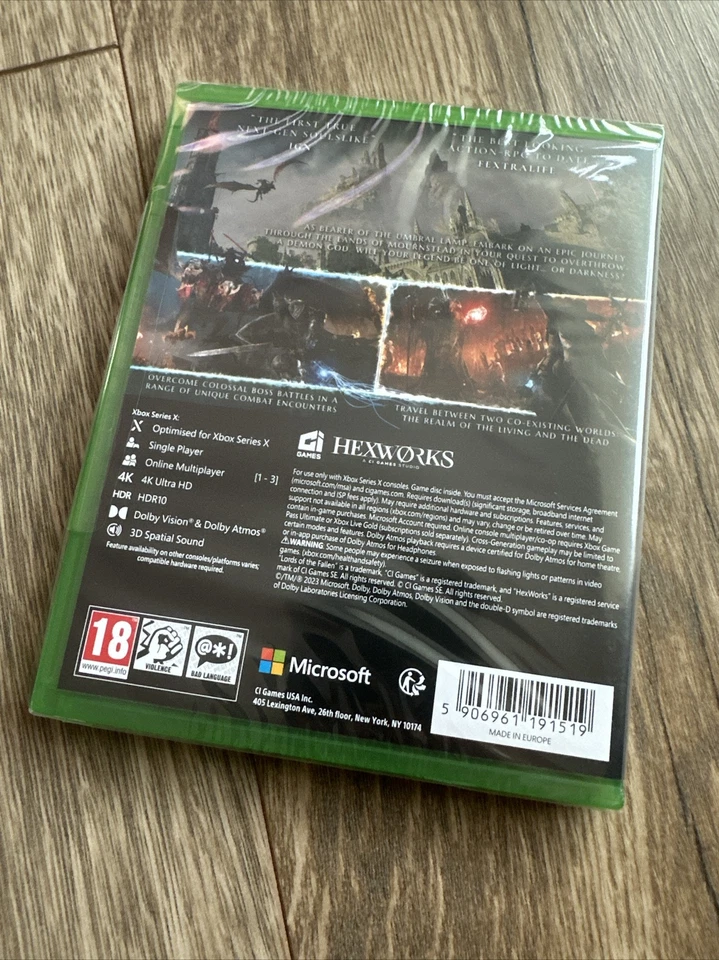 Lords Of The Fallen Deluxe Edition - Xbox One X Series - Brand new sealed - Image 2 of 3