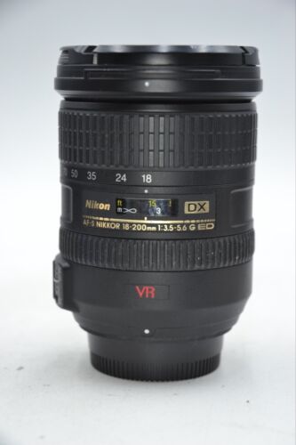 Nikon Nikkor AF-S 18-200mm f3.5-5.6 G ED DX VR Lens AFS - Afbeelding 1 van 12