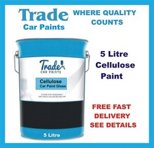 Cellulose Car Paint  SILVER METALLIC Gloss 5 Lt Paint new year 1/2 PRICE SALE