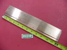 2 Pieces 1/8" x 2" C110 COPPER BAR 12" long Solid Flat Mill Bus Bar Stock H02