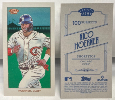 Nico Hoerner 2022 Topps 206 Wave 3 Field of Dreams Image Variation