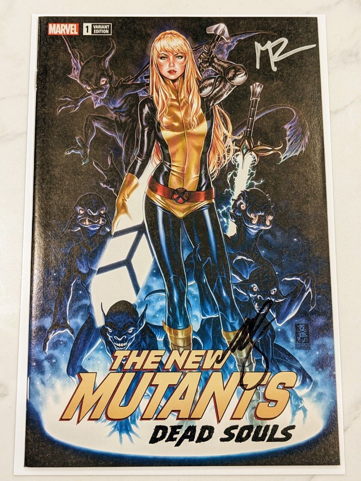 The New Mutants Dead Souls #1 - 2X Signed by Mark Brooks & Matt Rosenberg w/COA