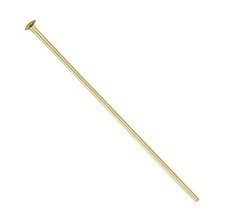 50 pcs of 14K Gold Filled 1" 24 gauge 0.020 Head Pin