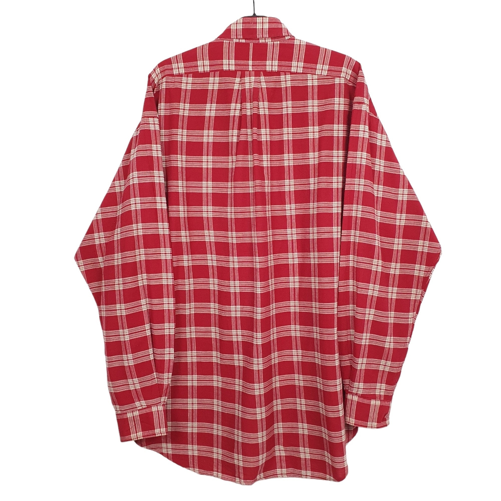 RALPH LAUREN Red Check Shirt Blaire Fit Long Sleeve Casual Mens M image 3