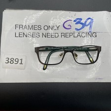 NEW KIDS EYEGLASSES POLO RALPH LAUREN POLO 8032 508 GUNMETAL / GREEN 46-15 G39