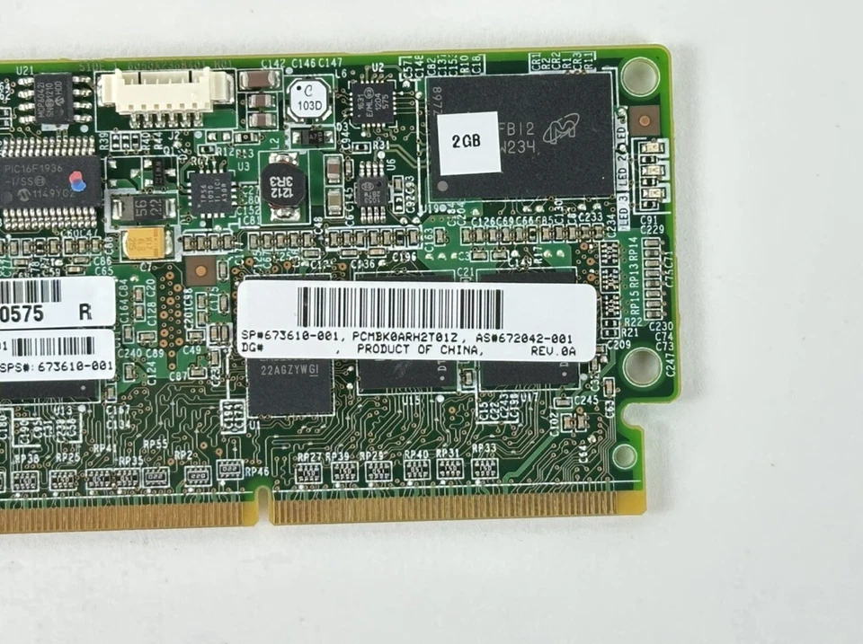 HP 672042-001 Smart Array 2GB Cache Module Controller mini DIMM - Image 2 of 4