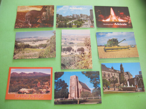9 South Australia Postcards - Picture 1 of 2