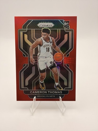 ❣️2021-22 Panini Prizm #297 Cameron Thomas Red Holo Prizm /299 Rookie RC
