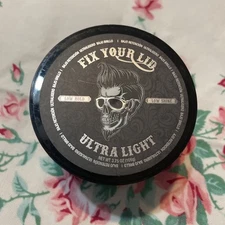 Fix Your Lid Ultra Light Pomade for Men Water-Based Pomade Low Hold Low Shine