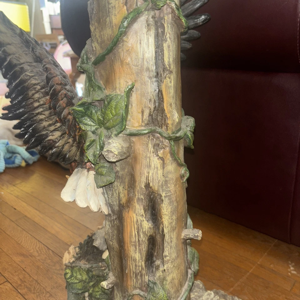 Bald Eagle Glass Table - Image 4 of 4