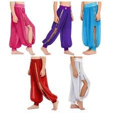 Girls Belly Dance Competition Harem Pants Party Bloomers Hippie Lantern Pants