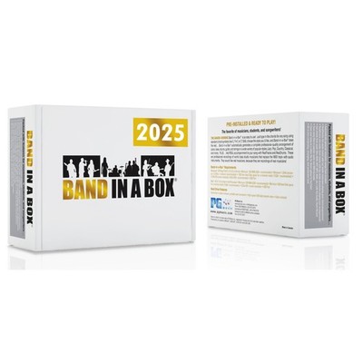 PG Music Band in a Box 2025 UltraPAK PC Boxed - Sequenzer Software