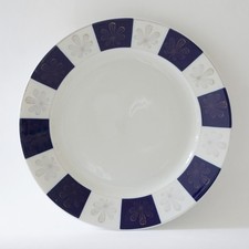 Kuchenteller CP Colditz Porzellan Lettin Echt Kobalt Frühstücksteller DDR 19 ø