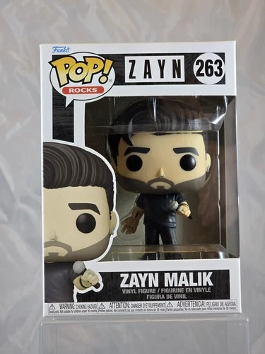 Funko Pop ROCKS ONE DIRECTION Zayn Malik 263 VHTF w/Protector NEW VAULTED