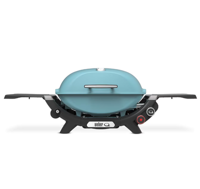 #ad SALE Weber Q2800N Portable Propane Gas Grill Sky Blue 1500379 100% NEW $314.99