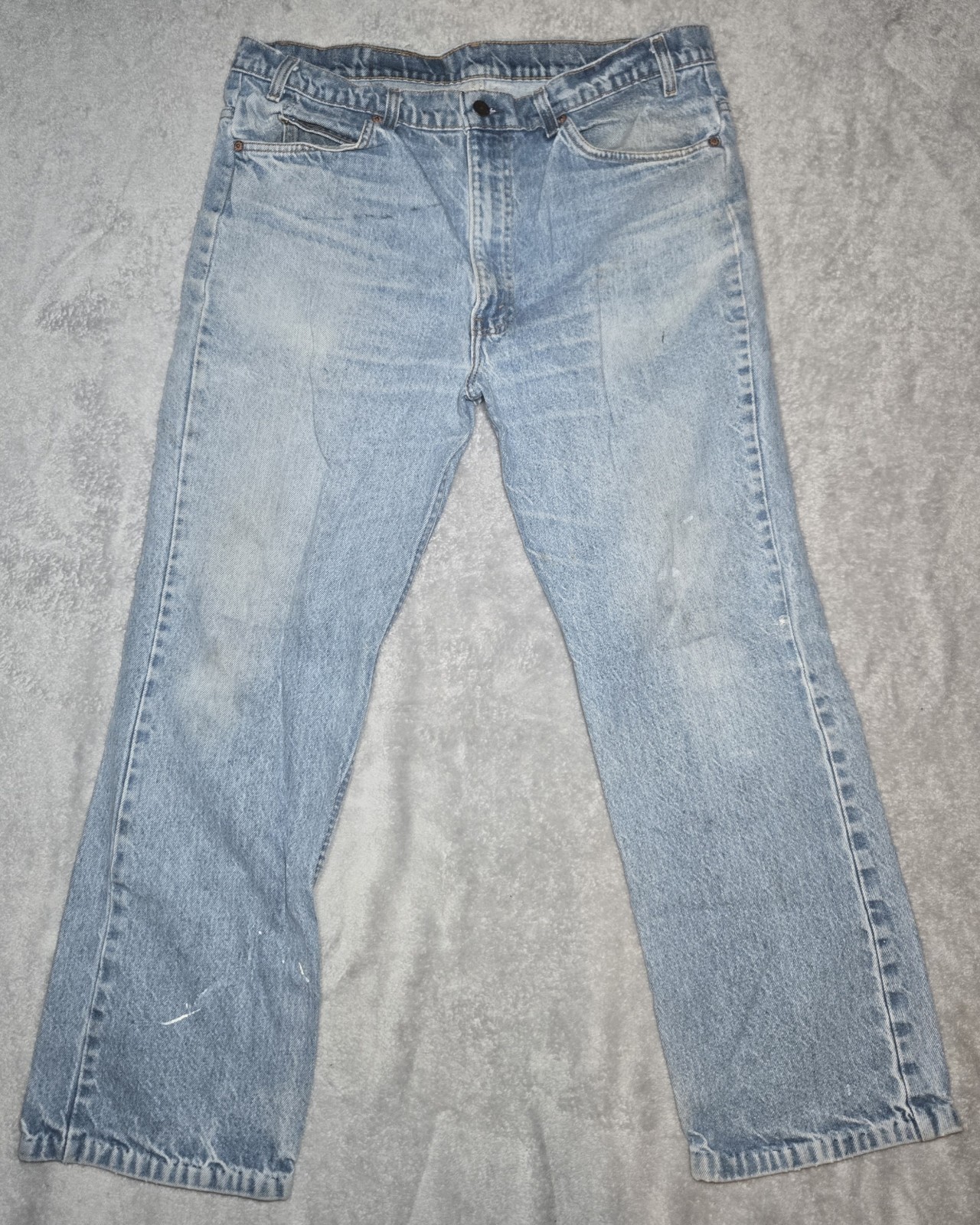 Vintage Levis 517 Jeans Mens 38x32 Blue Denim  Made USA Orange Tab 90s