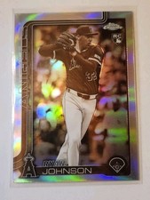 Ryan Johnson Rookie Sepia Refractor 2025 Topps Chrome Update Series Baseball