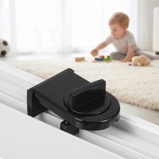 2 Pcs Window Security Lock Device Adjustable Sliding Locks Stopper Door