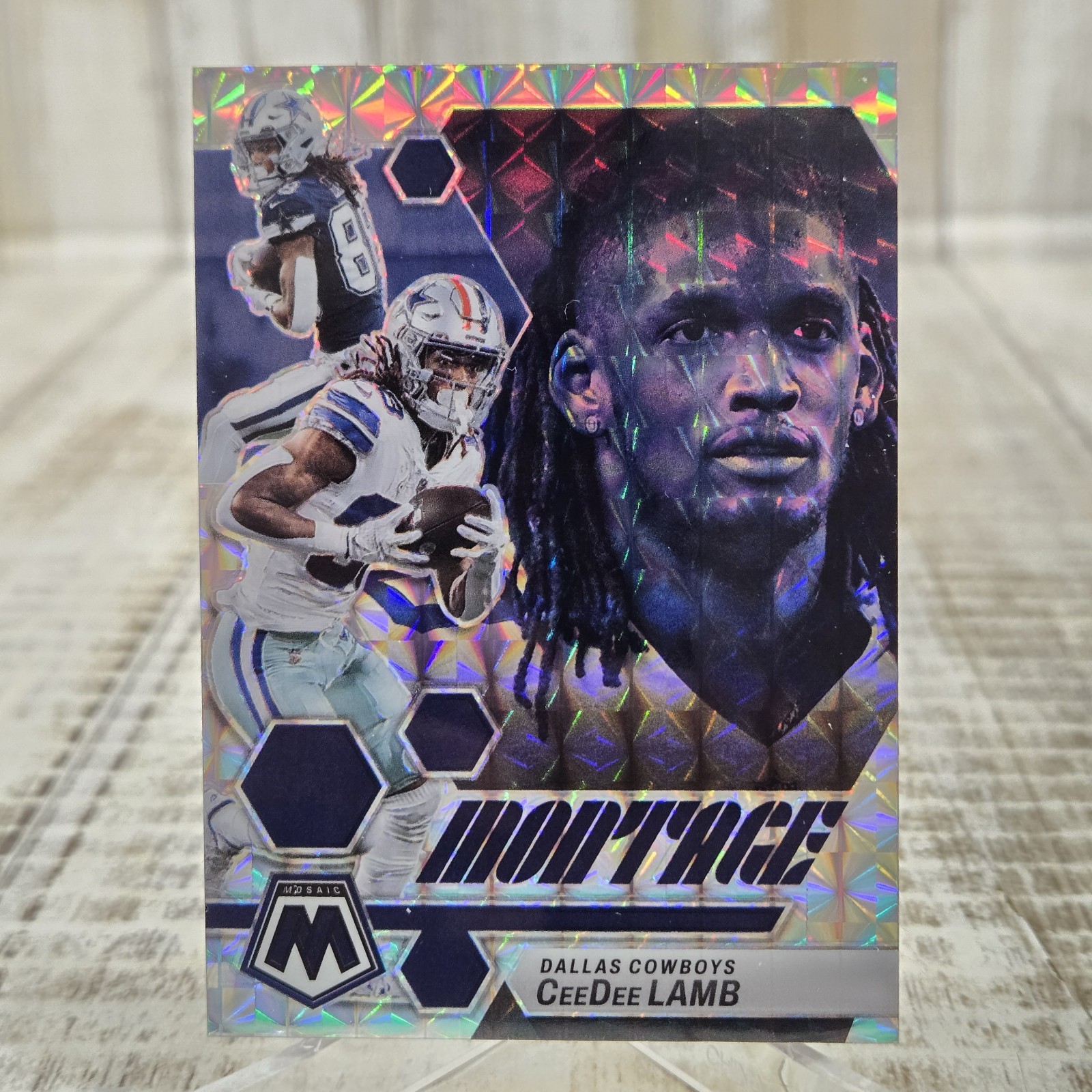 CeeDee Lamb 2023 Panini Mosaic - Montage #M-21 Mosaic Prizm
