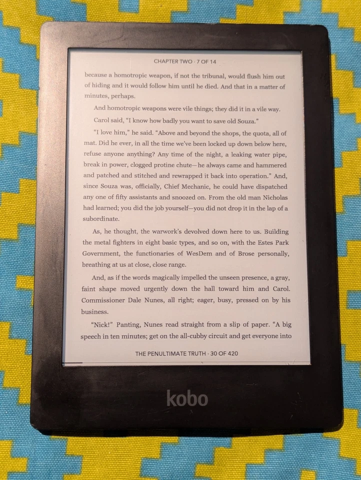 Kobo Aura HD eReader Black 4GB Wi-Fi eBook Reader, model N204B - Image 2 of 4
