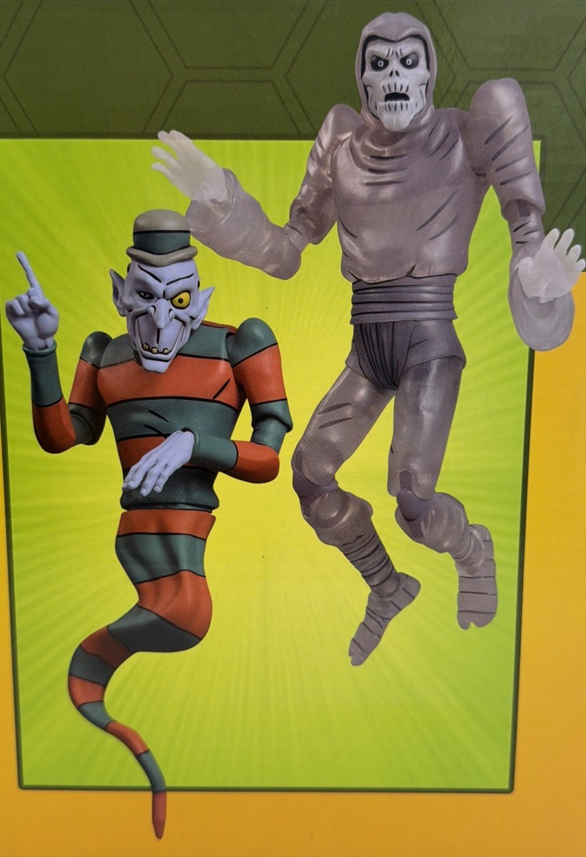 NECA TMNT Cartoon Creepy Eddie Shibano-Sama 2 Pack Action Figures