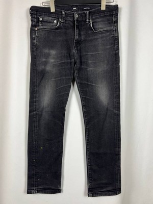 EDWIN ED-80 Japanese Denim Gray Slim Tapered Jeans Size W32 L32