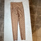 Emily Hsu Designs Women's Leopard Animal Print Ankle Yoga Leggings Size M — photo 3