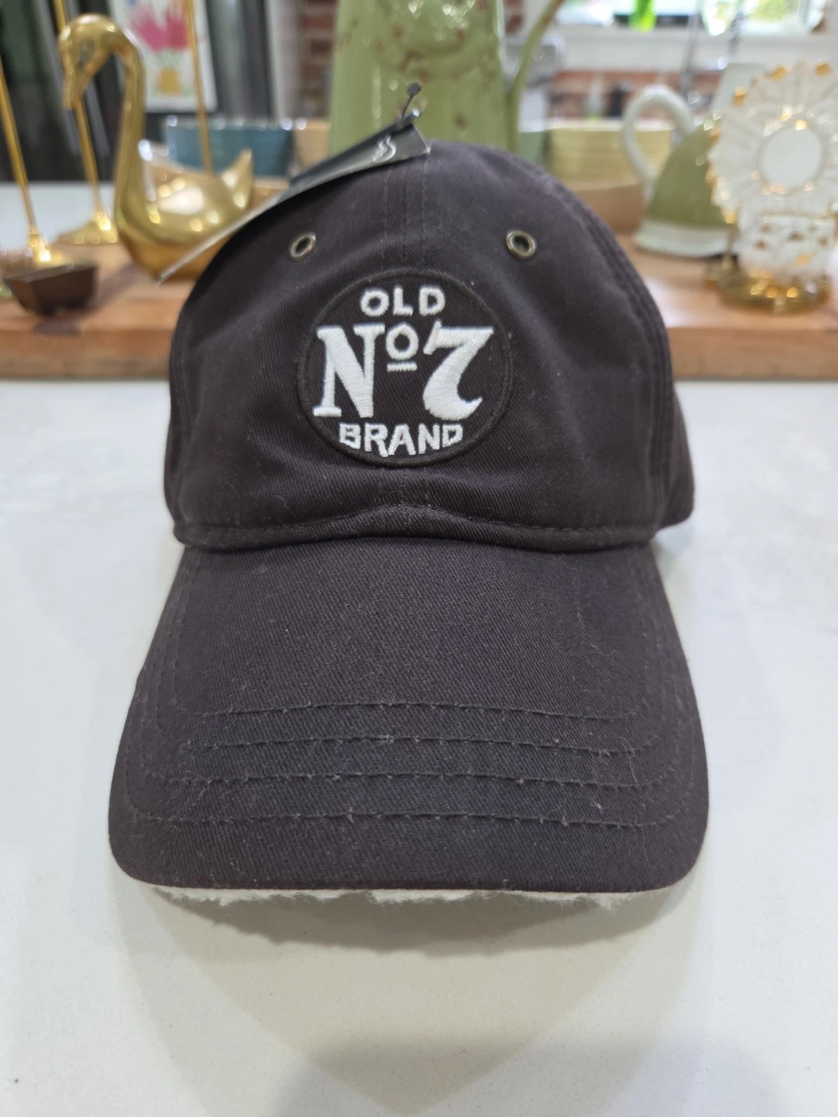 Vintage 2006 Jack Daniel’s Old No 7 Whiskey Baseball Cap Hat Sherpa Fleece Lined