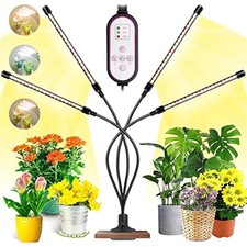 Garpsen Grow Lights for Indoor Plants, 80 LEDs Full Spectrum Led Plant Grow Ligh