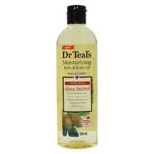 Dr Teals Shea Butter Moisturizing Bath and Body Oil 8.8 Oz Case of 6
