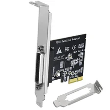 1-Port PCI Express Parallel Card for Printers, IEEE 1284 Standard DB25 LPT PC...