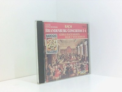 Baroque Treasuries 2: Bach Brandenburg Ctos 1-4 Bach Winschermann  und  Gbs: