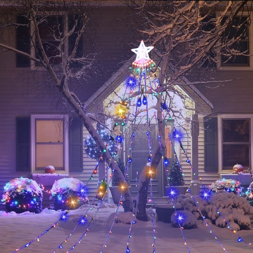 Waterfall Light LED String Light Decorative Outdoor Decor Outdoor Light FI - Picture 15 of 16