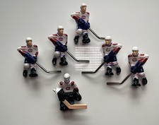 Stiga Table Hockey Game Hand-Painted Player Figures Montreal Canadiens 6 Players