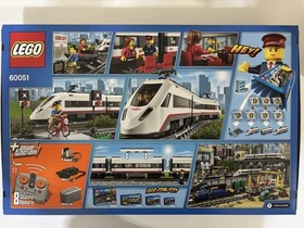 LEGO City 60051 High Speed Passenger Train + Lot 3 Flexible Track Sets SEALED!