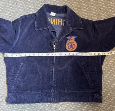 Vintage 1970s FFA Jacket Sz 40 Washington Corduroy National FFA