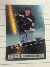 Lot Of 4 Cards Zach Dean St. Louis Blues UD Credentials Au 131/199 + 3 More RCs