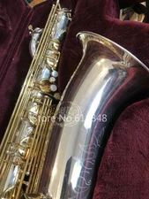 New Jupiter JBS-893 E Flat Baritone Saxophone Silver Plated Body Gold Lacquer 