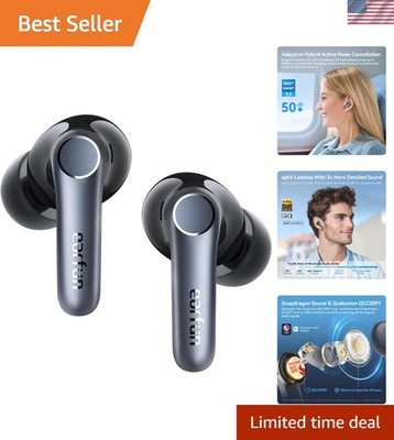 Air Pro 4 Adaptive Hybrid Noise Canceling Wireless Earbuds, Qualcomm Snapdrag...