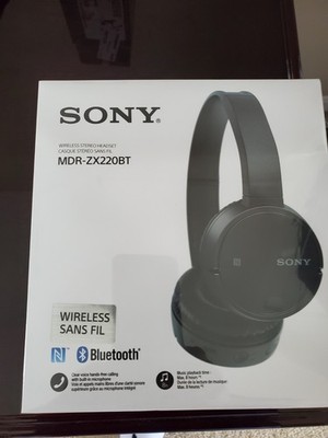 Sony ZX220BT Headband Wireless Headphones - Black 27242899698| eBay