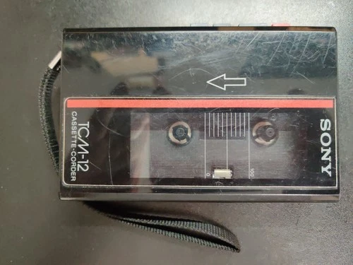VINTAGE — Sony TCM-12 Cassette Recorder Walkman