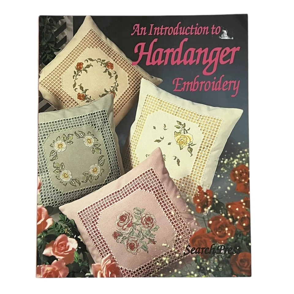 Hardanger Embroidery Vtg Book Lot of 5 Norwegian Needlework Patterns Designs - Image 4 of 4